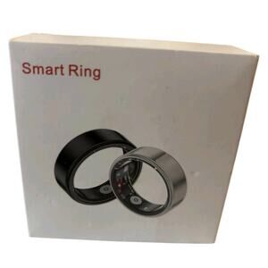 Smart Ring Size 8 Gold SmartHealth Mobile Charging NEW